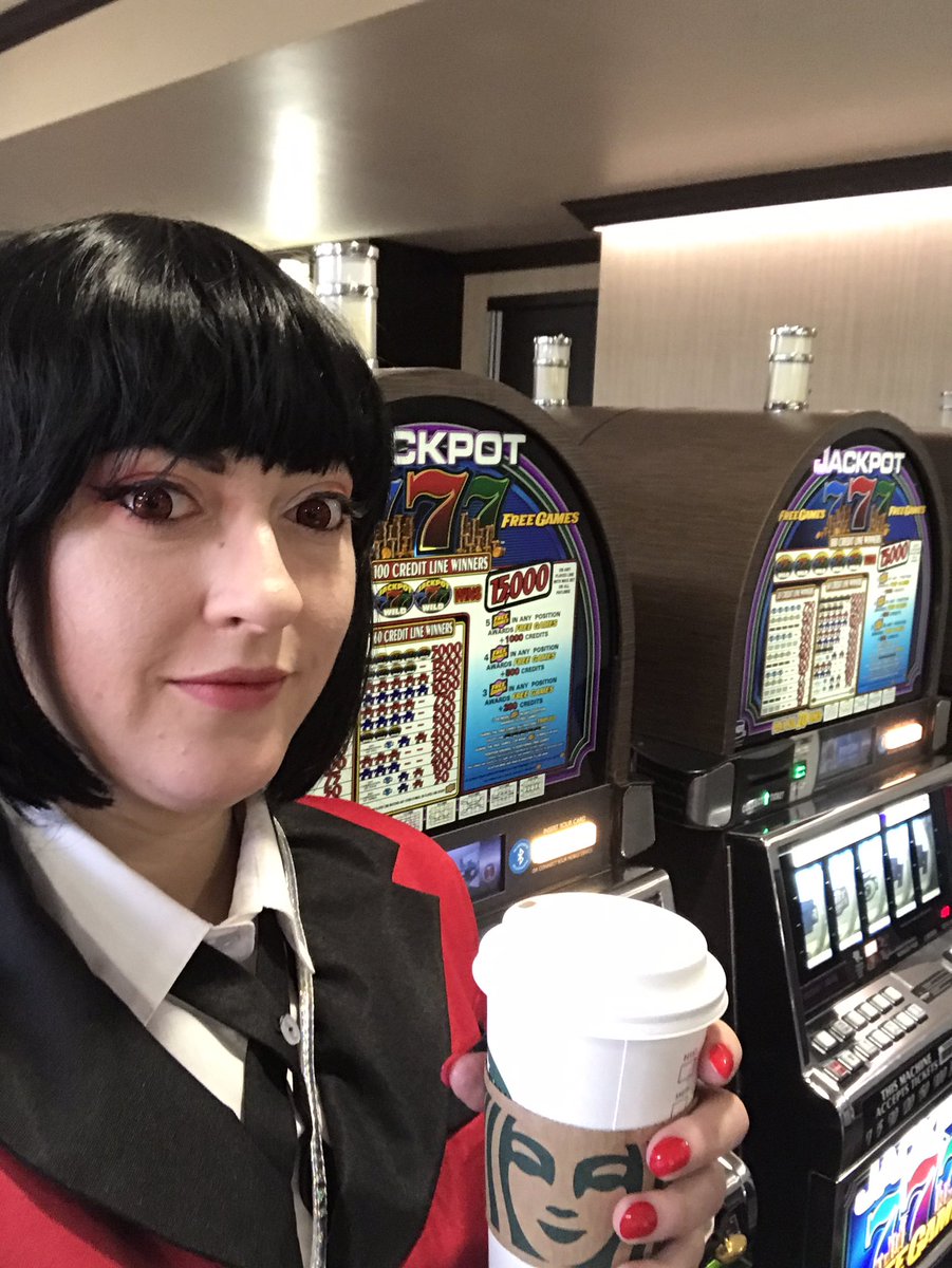 stabcosplay's tweet photo. Staying in Greektown and I only got one Yumeko selfie in the casino. Shameful. https://t.co/XAZchVASql