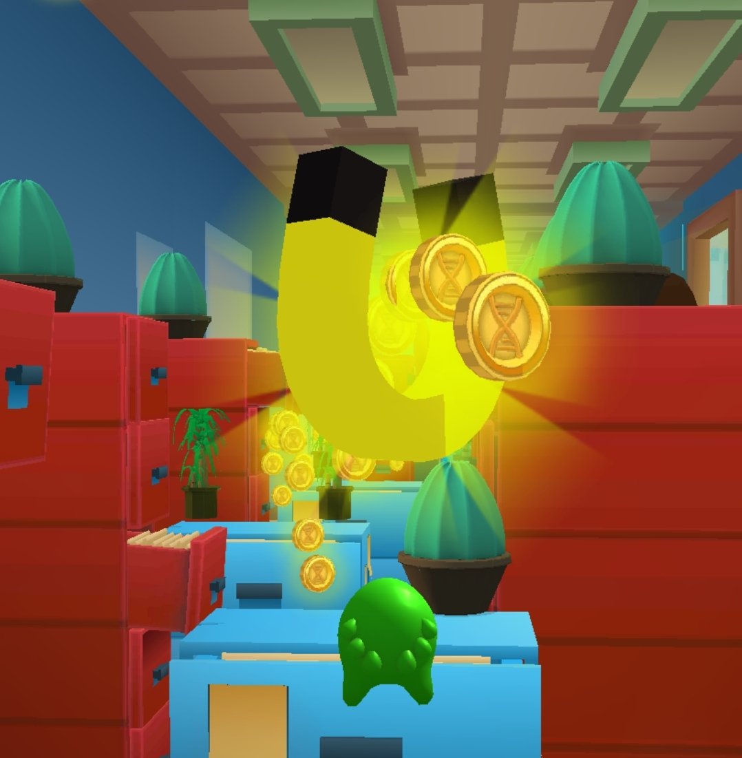 Twisted_Ark's tweet photo. We are making new power-ups for our game Flu Season Mobile endless runner. Coin magnet is a classic, then we have a bullet time which slows down the time. Would you have any crazy ideas for new power-ups?
#TwistedArk #FluSeason #screenshotsaturday #indiegamedev #madewithunity https://t.co/HCNASq82Nc