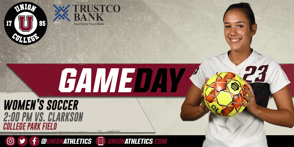 UnionAthletics's tweet photo. It's pretty simple today for #UnionWSOC: if they win, they are in!
Come root on the Dutchwomen as they battle Clarkson with a postseason berth on the line starting at 2pm at College Park!
π https://t.co/hlhqKMzfTv
πΊ https://t.co/DcFJlzGAOi
#GoU #d3soccer https://t.co/iEskKbTrB2