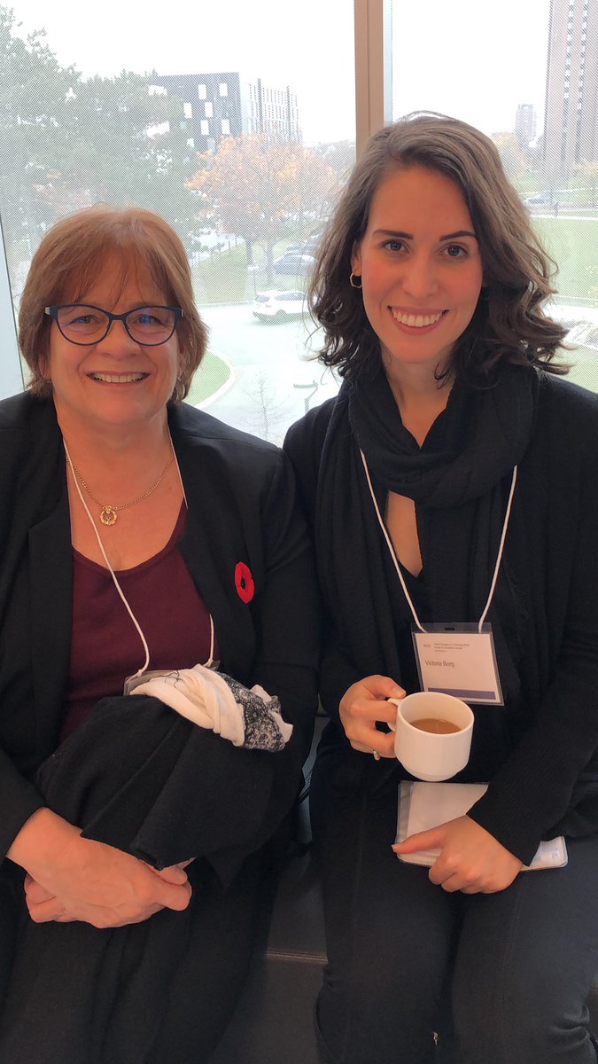 Good morning from @PeopleforEd’s annual conference! Our team is here and looking forward to great workshops and discussions today! 

Pictured: Patricia Valenteyn (Managing Director) &amp; Victoria Borg (Music Monday Program Manager)
