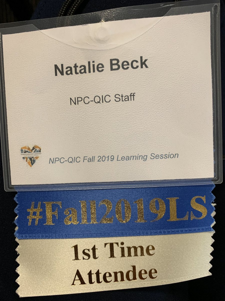 natkayb's tweet photo. First @NPCQIC learning session! Great time learning more about #HLHS and meeting clinicians & patients! #Fall2019LS https://t.co/8C3aDpCs9C