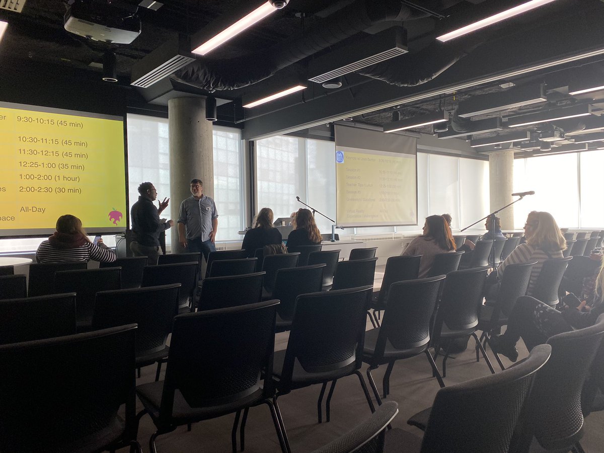 brewstami's tweet photo. #RemixEd2019 is underway! Fifth year, a dedicated group of educators learning on the weekend. Self lead professional learning. https://t.co/jORX64JdTt