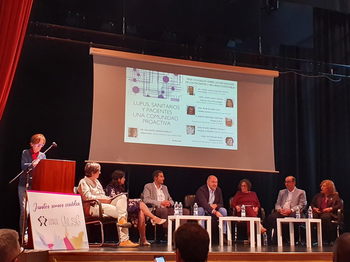 JoseMMtnez's tweet photo. Un verdadero placer participar en la mesa coloquio sobre necesidades y recursos en personas con la enfermedad de lupus. Enhorabuena @alusevillaorg y @Felupus por la organización del XVIII congreso nacional de lupus #18CNLupus https://t.co/3pa4QYyR4J