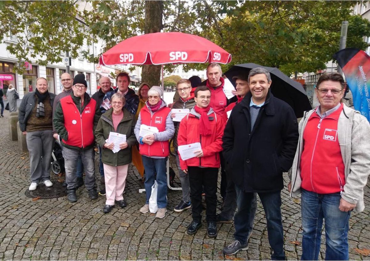 Heute war wieder der Spandauer SPD-Infostand! Unter Anderen haben wir über den Berliner Mietdeckel informiert.😉