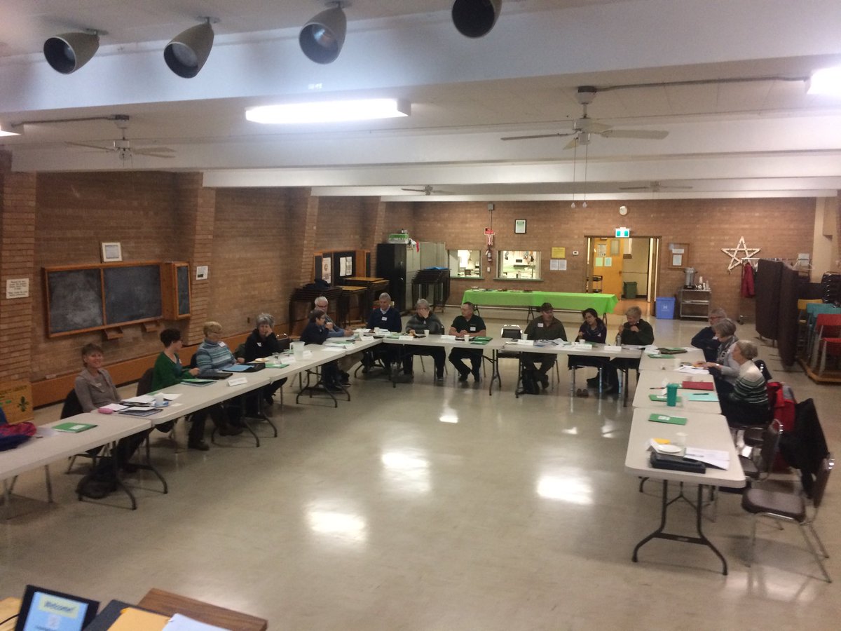 Almost ready to start the ⁦<a href="/ESynodELCIC/">Eastern Synod-ELCIC</a>⁩ congregational treasurer’s workshop at Faith, Hamilton.