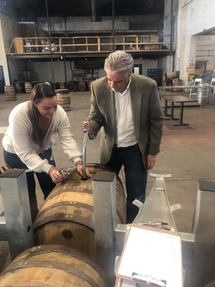 Yesterday, we had a great time picking out a bourbon barrel at <a href="/NewRiff/">New Riff Distilling</a> with our families. We got a tour from Jay's daughter, Aly Fossett, who is the Single Barrel Program Director, followed by a tasting and picking out our barrel.
