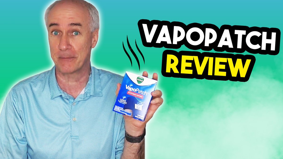parristx's tweet photo. VapoRub in a mess-free patch!  I compare the new VapoPatch to the original VapoRub in my new video-
https://t.co/LE5WZNT0kl
#vaporub #vapopatch #vicks #cold #flu #influenza #sick #menthol #eucalyptus #parristx https://t.co/FcxI5hNpMI