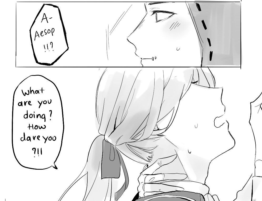 Aesop is a kind of husbando that cute and dangerous at the same time...
Joseph is cute when he tied his hair higher ?
⚰️?? #CarlSeph 
