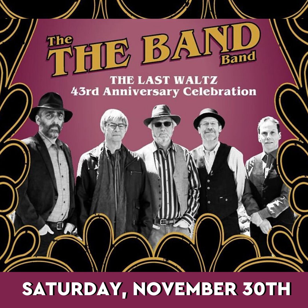 Don't miss out on 'The The Band Band' November 30th!!
They'll be performing on the SLPAC Main Stage. 

Grab Your Tickets Below:
bit.ly/TheTheBandBand…