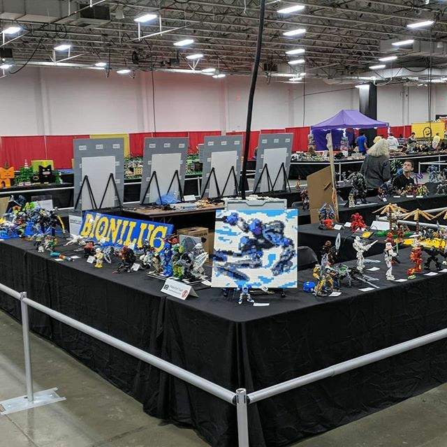BZP_Tweets's tweet photo. The #LEGO #bionicle section is ready for the public at @brickfairexpo! #brickfair #brickfairnj #bfnj #bzpower #bionilug https://t.co/a4Xvs3l4bZ