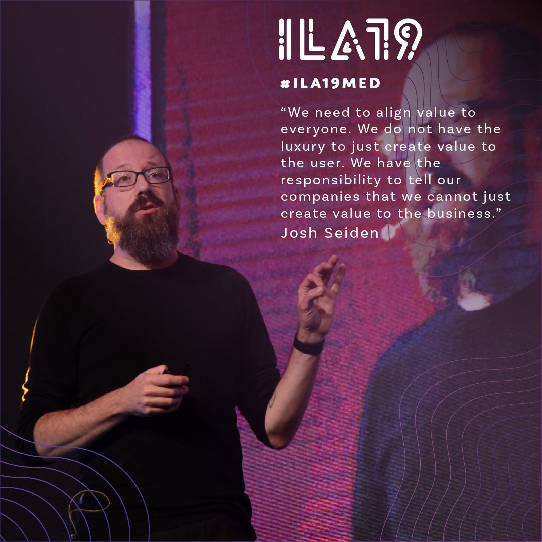ilaconf's tweet photo. Ayer tuvimos unos speakers de lujo @garua @nickf @bigmediumjosh  y @jseiden  nos inspiraron con sus gran charlas. 

¡Ven y disfruta del último día de la experiencia #ILA19MED! https://t.co/6X160GAv16