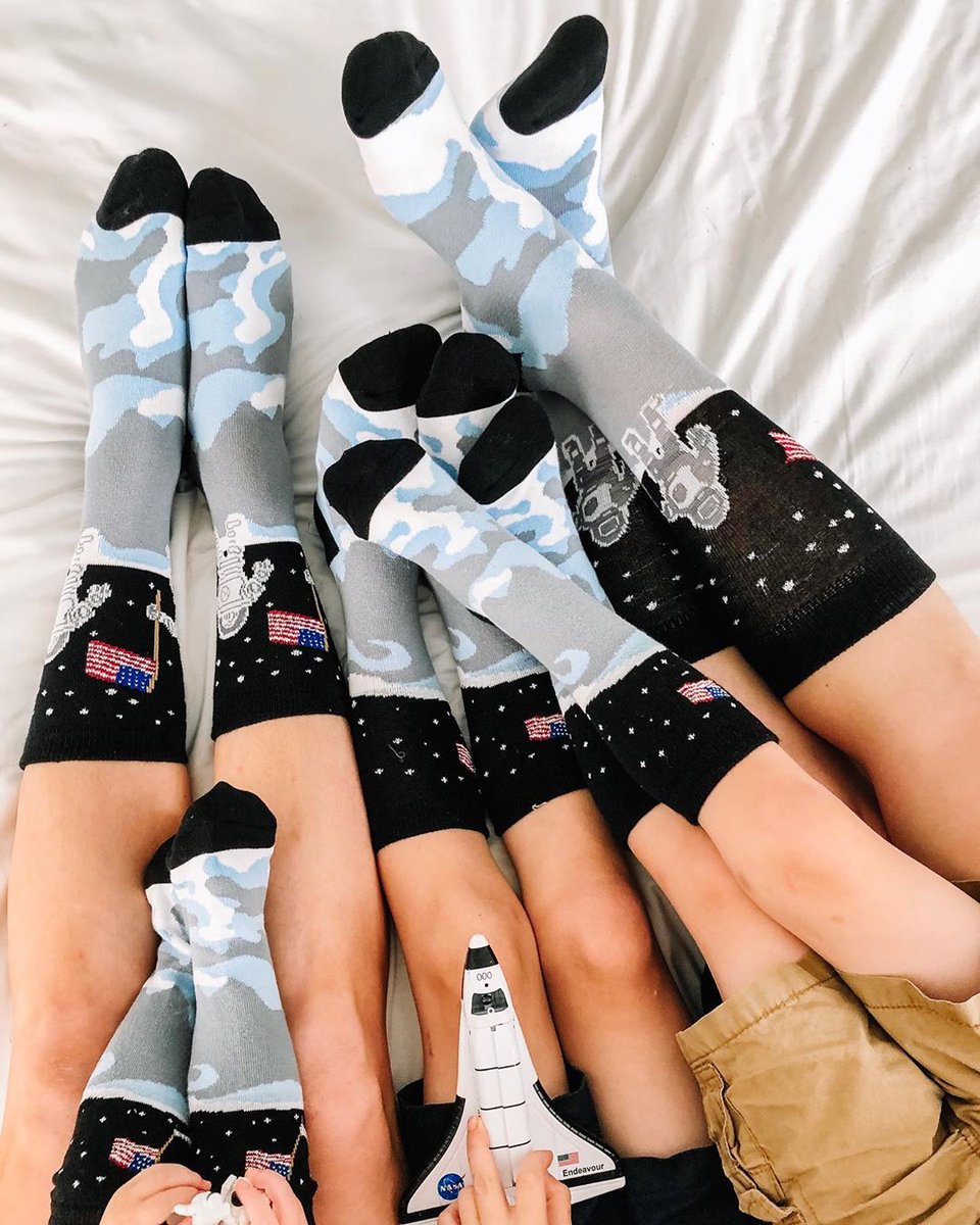 #MatchingSocks ✨ "@kbell_socks keeps us in the coolest socks this side of the Milky Way 💫"
#kbellsocks #funfashionalways
📸: <a href="/pancakesandplay/">Lauren Meredith</a>
.
.
.
#kbellsocks #funfashionalways #kbsocks #funsocks #spacesocks #familysocks #manonthemoon #comfysocks #fashionsocks #fallfashion