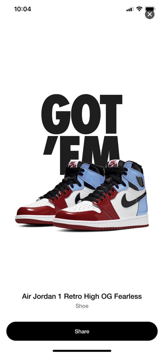 jayr84148221's tweet photo. @SOLELINKS SNKRS been good to me lately 🙏 https://t.co/nHOhBCx52W