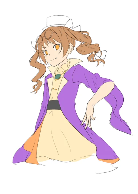 #深夜の真剣お絵描き60分一本勝負 お題「依神女苑」久々にワン泥したら終わらんかった 