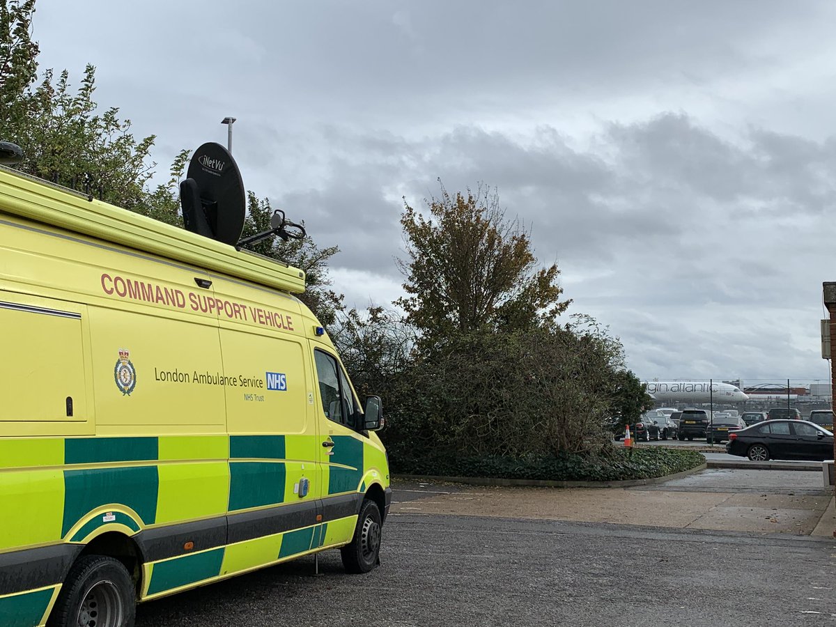 DabsLynch's tweet photo. Keeping up the #CST skills on @Ldn_Ambulance @LAS_TacAdvisor #YC33 today. While there was a pause of π§ we set the vehicle up. Any guesses where we are? βοΈ https://t.co/qV5AYv6ubo