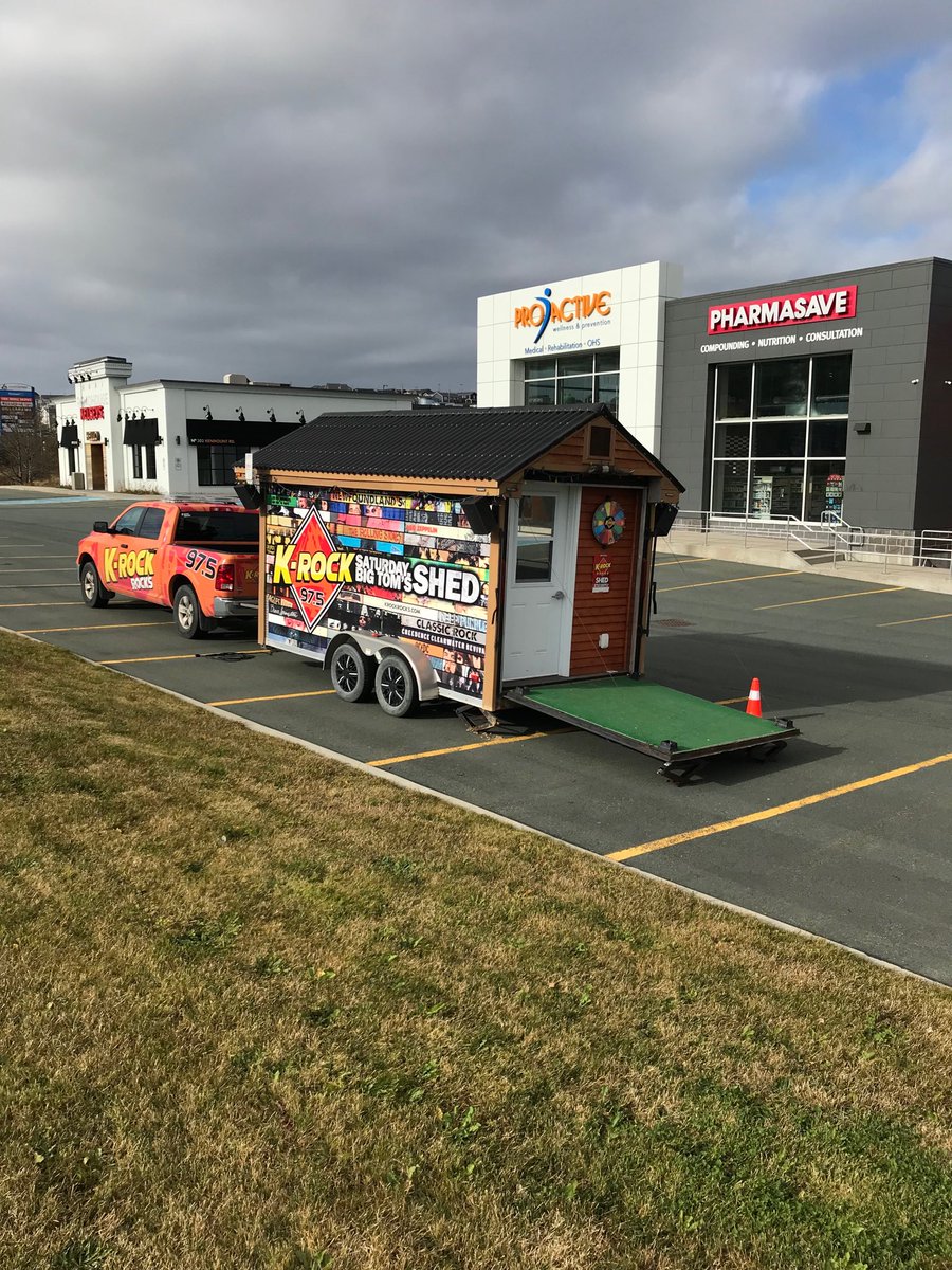 Cheezman25's tweet image. ⁦@975krock⁩ ⁦@VOCMNEWS⁩ Kenmount Pharmasave Grand Opening!Anybody looking for 500 AirMiles we are giving away on the hour from 1 to 4 and 2500 Miles at 5! Be sure to get to 300 Kenmount Rd between 12pm and 5pm! Big Tom’s Shed,JLac and Chris are here all day. #freetrip