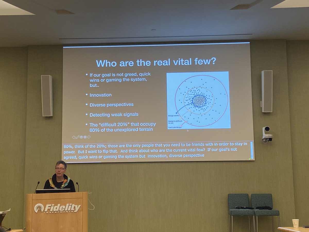 “There is no average man, no average us, we are all unique and variable...All people are generative complex adaptive systems.” - <a href="/juttatrevira/">jutta treviranus</a> 🔑✨<a href="/a11y_bos/">Boston Accessibility</a> #a11ybos #a11y