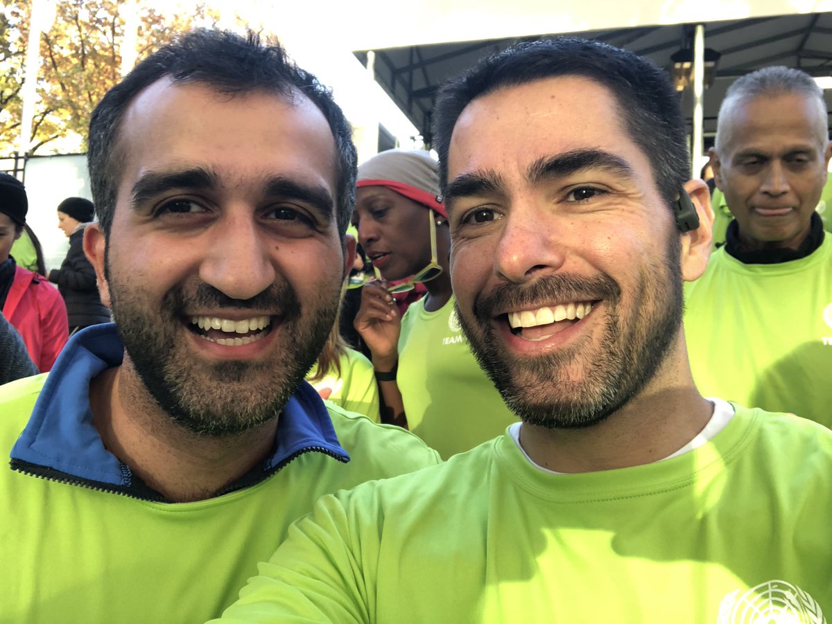 ArbeiterRichard's tweet photo. Loved running the #AbbottDash5K in support of #ClimateAction with #PRrunners and #TeamUN. Addressing climate change is both a marathon & a sprint. But it’s a #RaceWeCanWin, especially if we run it #togeher. We just all need to truly gear up for it. https://t.co/UEUO7PeA5v