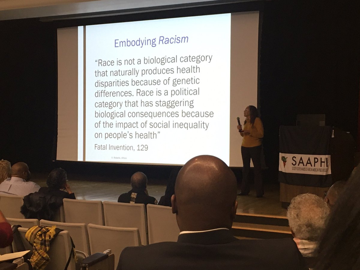 cydneymcg_'s tweet photo. Race as a political category. @DorothyERoberts #SAAPHI https://t.co/6hBwwC4MwQ