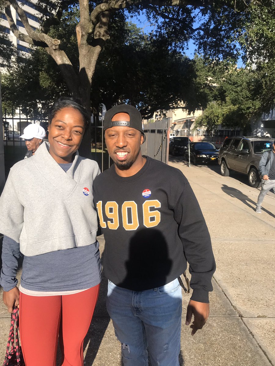 tyronnewalker's tweet photo. Proud to vote today for @JohnBelforLA #VotewithAlphas #LouisianaAlphas #StrongAlphaLeadership #GeauxVote #EarlyVote 🤙🏾🗳 https://t.co/ifXCs3u6si