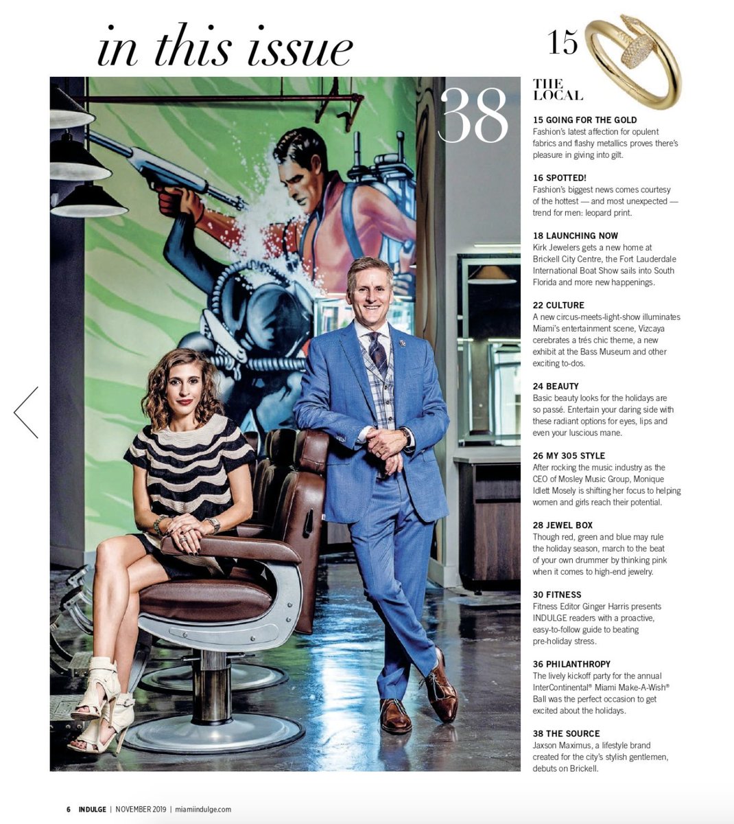 CBoehmOfficial's tweet photo. The Jaxson Maximus team is excited to announce we have been featured in the latest issue of @MiamiIndulge!

Come check us out in the latest issue. https://t.co/hxQMLfKZb0