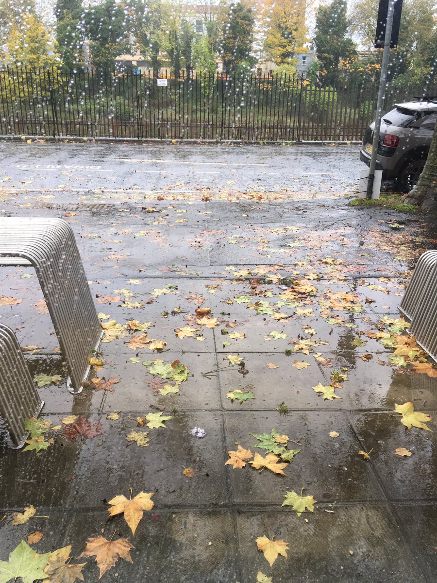 TextArtist's tweet image. Right here right now. #viewfrom #rain #rain #rain warming soup and great art @_SpikeIsland