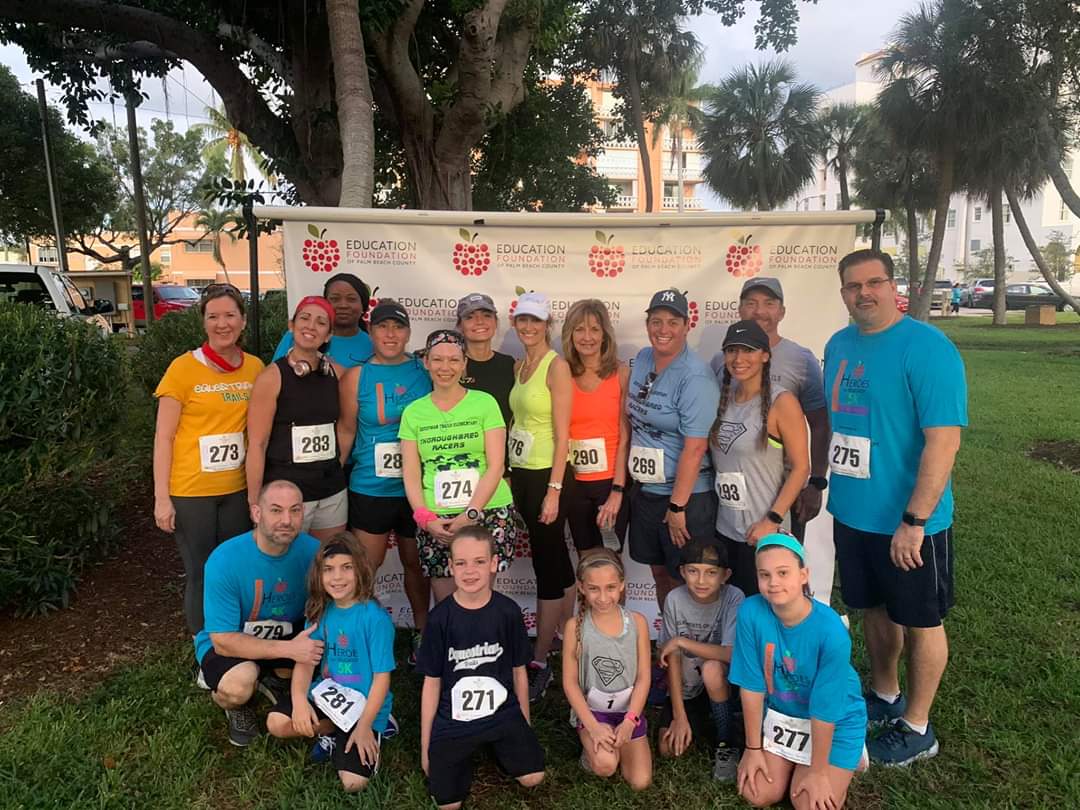 Equestrian Trails 5k Team! #HeroesforEducation5k @EducationFdnPBC