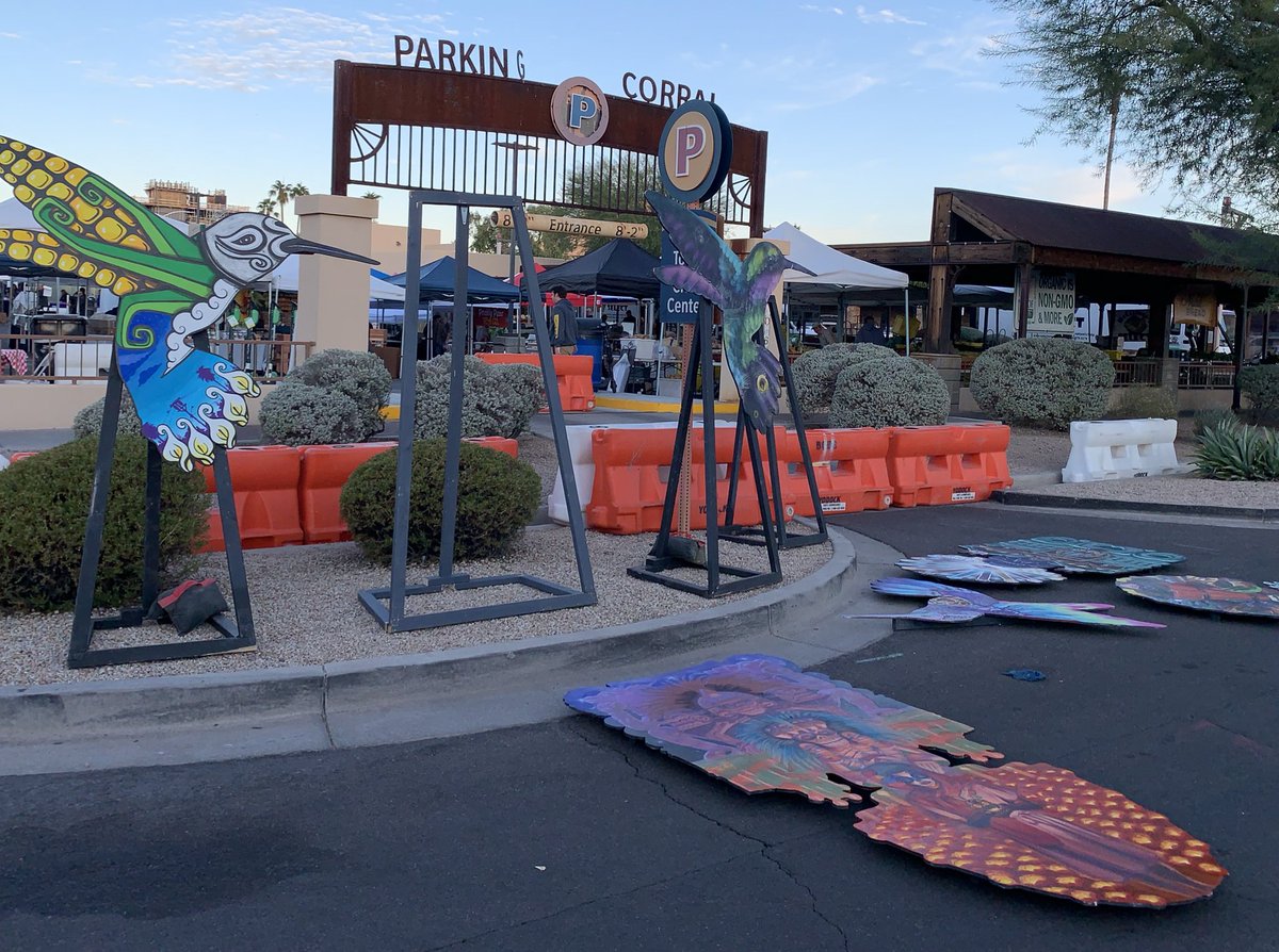 loremediaandart's tweet photo. Today is the day! Scottsdale Dia de Los Muertos is almost ready for a full day of fun! Come join the celebration. #azdia #scottsdaledia https://t.co/yFQVvsqMFE