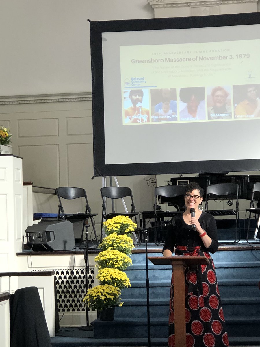 Gsolessons's tweet photo. Honored to be @BennettCollege and to be greeted by @BennettPres_SEW as our Saturday events begin. #LessonsfromGreensboro #From1979forTomorrow #CommunityToday #JusticeNow https://t.co/vMSpC78hj5