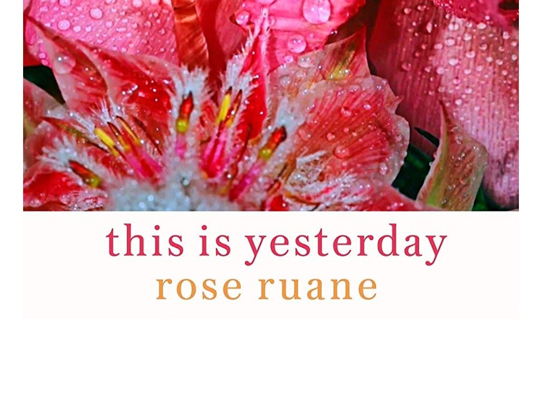 Right! Rose Ruane's book is launched into the world next week. 

You can pre-order it here: 
 amazon.co.uk/dp/B07K249CQ6/…

It's an amazing debut, with her giddy mix of humour & soul shaking observations. It deserves every inch of praise. 🍑💋💖✍ #thisisyesterday #roseruane