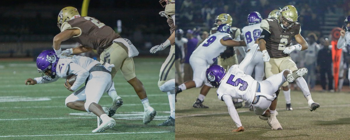 When I said <a href="/SFGoldenKnights/">St. Francis Football</a> played with a swagger Friday night (in a good way), it was <a href="/maxlxgarrison/">Max Garrison</a> who led the way in that category. <a href="/AthleticsSFHS/">St. Francis HS Athletics</a> hammered Cathedral, 38-0, to claim a share of Angelus League title. <a href="/210PrepSports/">210 Prep Sports</a> <a href="/KArmstead21/">Kevin Armstead</a> <a href="/tannertomko12/">Tanner Tomko</a> @CloughertyJack