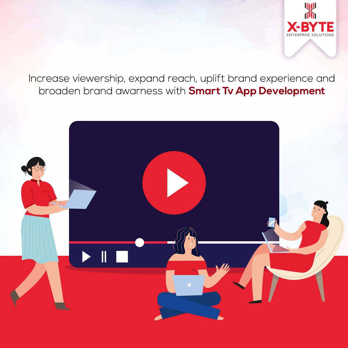 xbyte_solutions's tweet photo. We offer top-notch #SmartTv applications solutions for you to stream your content to huge number of audiences. 

Visit: https://t.co/QegRc2fRZ7

#AndroidTVApp #streamingvideo #ChromecastApp #AppleTV #AmazonFireTvApp #WatchOS  
#advancedtv #streamingvideo #technology #USA https://t.co/SPGsGYOoQG