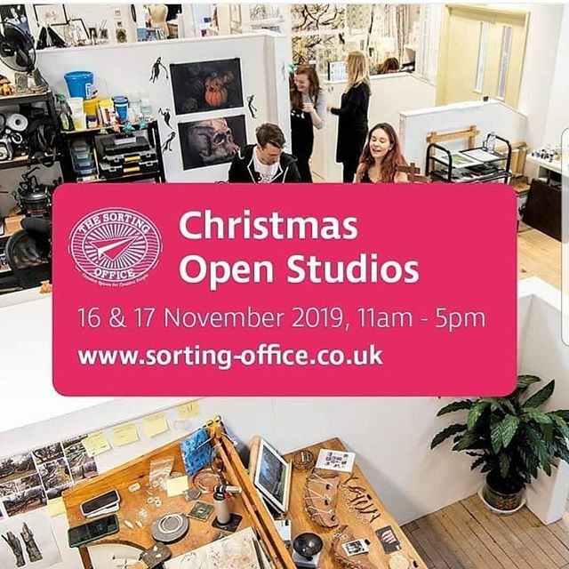 Our friends at @thesortingofficestudios in Eastleigh have their open studios in 2 weeks time, where you can see where some lovely makers work and do some shopping for christmas at the same time. Supporting small local makers and discovering this hidden g… ift.tt/36ltNL3
