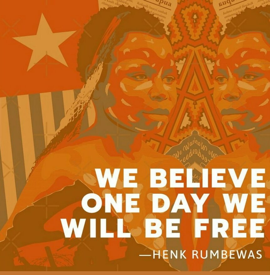 MambryGWakum's tweet photo. 💥We Believe One Day
We Will Be Free !!!💥
=====☆=====☆=====☆=====☆
#WestPapua
#HenkRumbewas
#FreeWestPapua
#WestPapuaUprising
#StandUp4WestPapua
#RightToSelfDetermination
#Decolonisation2019
#ReferendumYes
#Independence
#PapuaMerdeka https://t.co/0JVeOJA4om