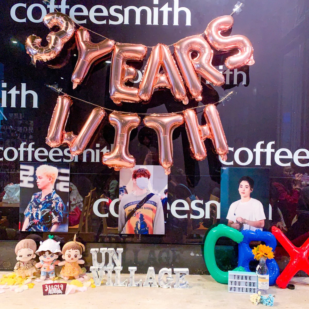 remember921's tweet photo. 💚💙❤️ #3YearsWithCBX #CBXCAFESG https://t.co/r00l0np8xR