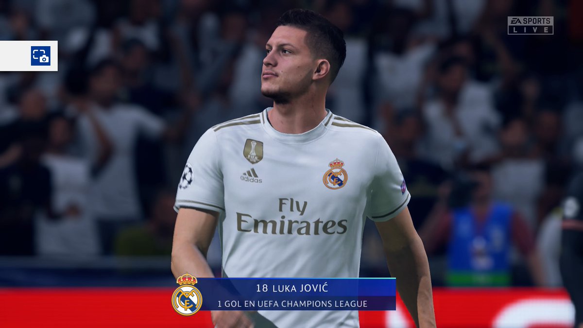 Elio301277's tweet photo. Luka Jovic #fifa20 #fifa #fifero #fifagame #fifadicto #uefachampionsleague #PS4share https://t.co/K5n0wtZQGp