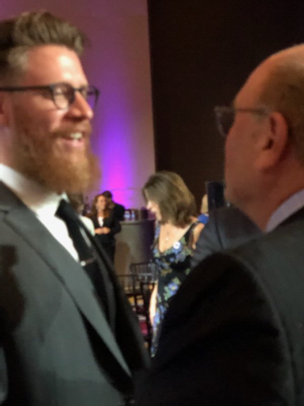 Me and my hero, Sean Doolittle at the NATS Gala last spring.