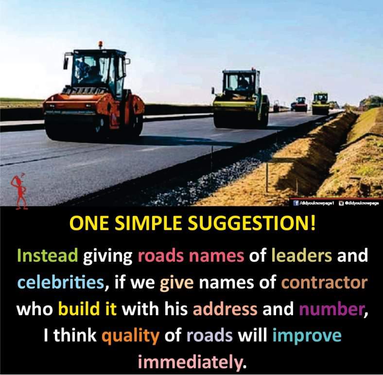 JoshuaBukenya's tweet photo. @UNRA_UG @UNRA_ED @MoWT_Uganda A good suggestion here... https://t.co/fwIkCTBKTC