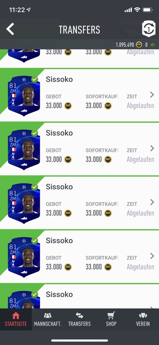 fabmizz's tweet photo. 7 x #Sissoko #UCL für ~ 10k gekauft und für ~ 33k verkauft.
PaT: 149.925💰
#TradingToGlory #FIFA20 https://t.co/DXl8b7IqtS