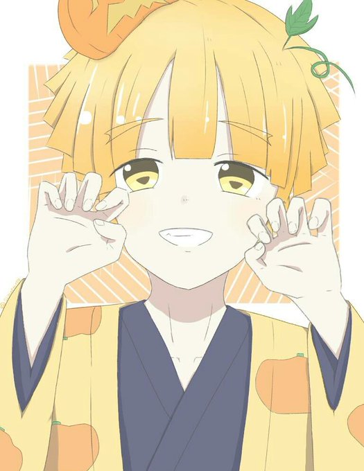 時雨さんがTwitterに投稿した我妻善逸(鬼滅の刃)のイラスト。