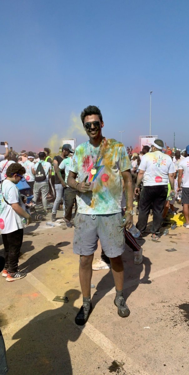 Mr_Superneer's tweet photo. Good day 💚💛🧡💙💜
#TheColorRunKSA https://t.co/i6MIq6ODoO