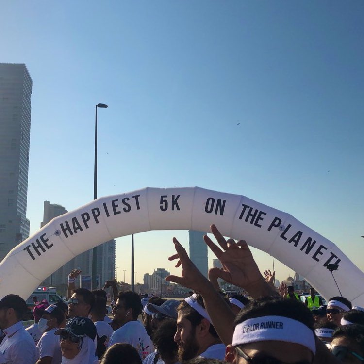 RenadFilfilan's tweet photo. What a fun morning🤩 #TheColorRunKSA #Happiest5k https://t.co/Myc8Hv71Kc
