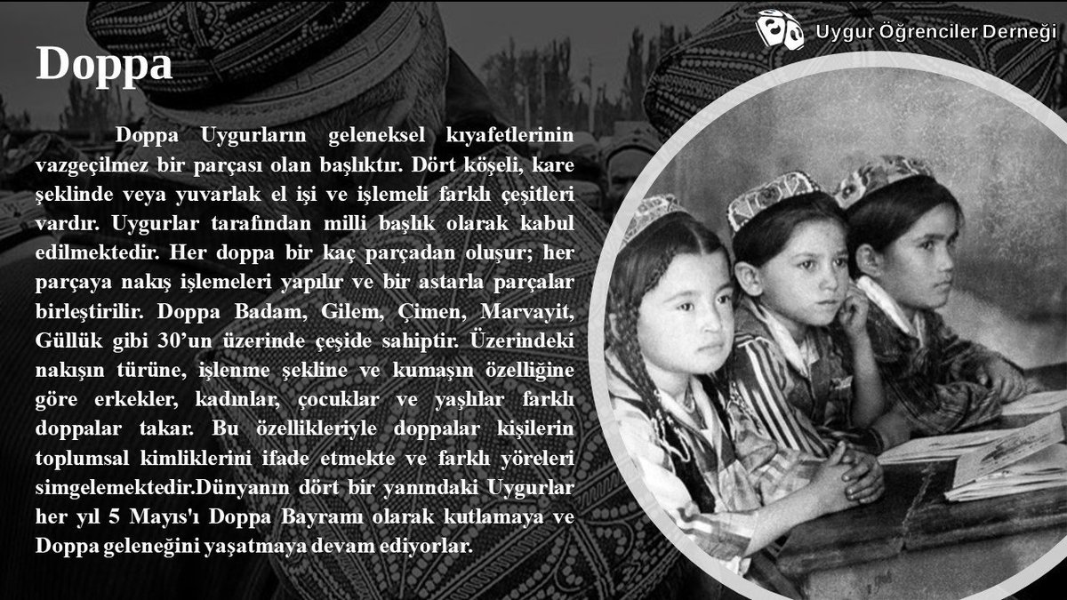 UyghurStudentUn's tweet photo. #Doppa #Uyghur #Uygur #UyghurStudentUnion https://t.co/LkMu84Zm1V