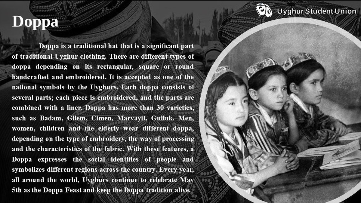 UyghurStudentUn's tweet photo. #Doppa #Uyghur #Uygur #UyghurStudentUnion https://t.co/LkMu84Zm1V