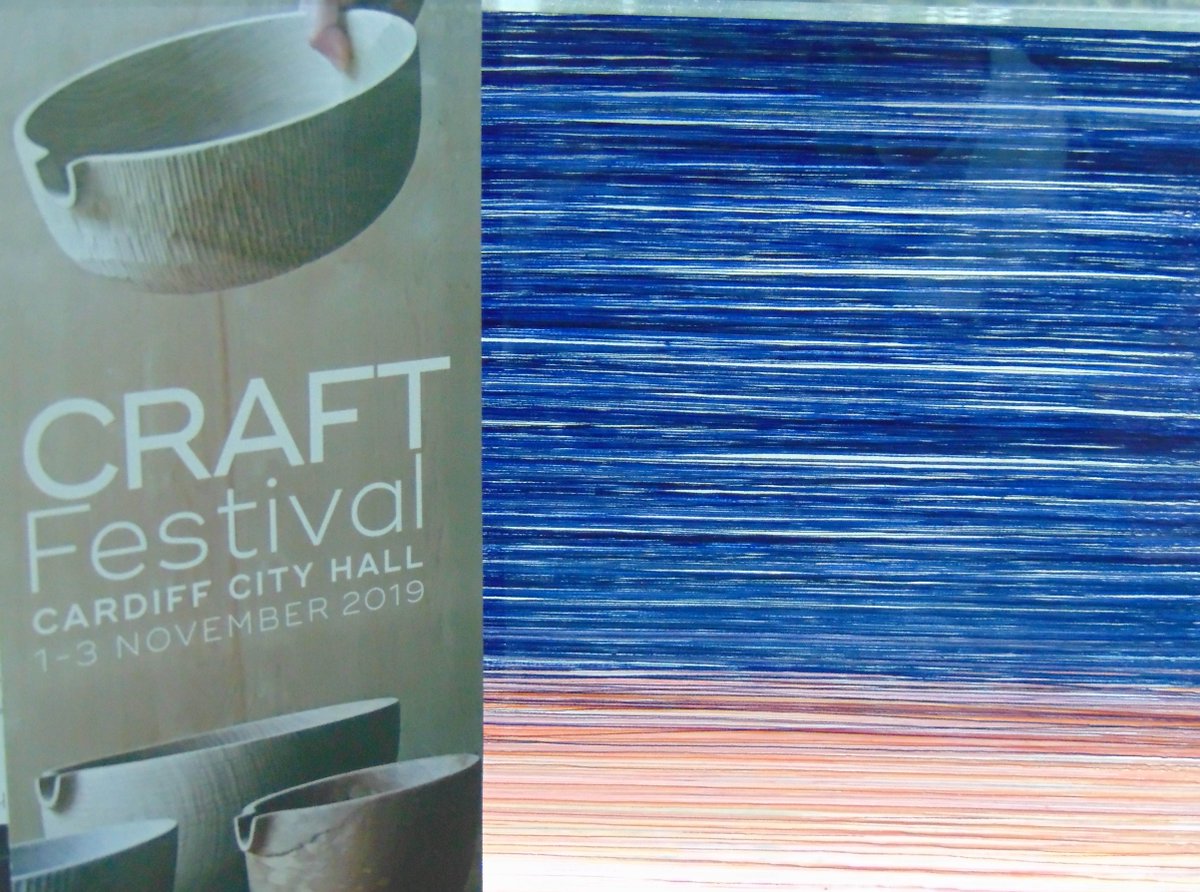 MakersWales's tweet photo. Day 2 of @CraftFestival Cardiff already! Stand 76, first floor, Cardiff City Hall is where are are, with work by guild members @kwillisjeweller @lmt77 @lisa_tann #HelenHigginsCeramics @ClareRevera @emmakatefrancis #mandynash @lliojames #meetthemakers #makerswales https://t.co/hUHyzouBnQ
