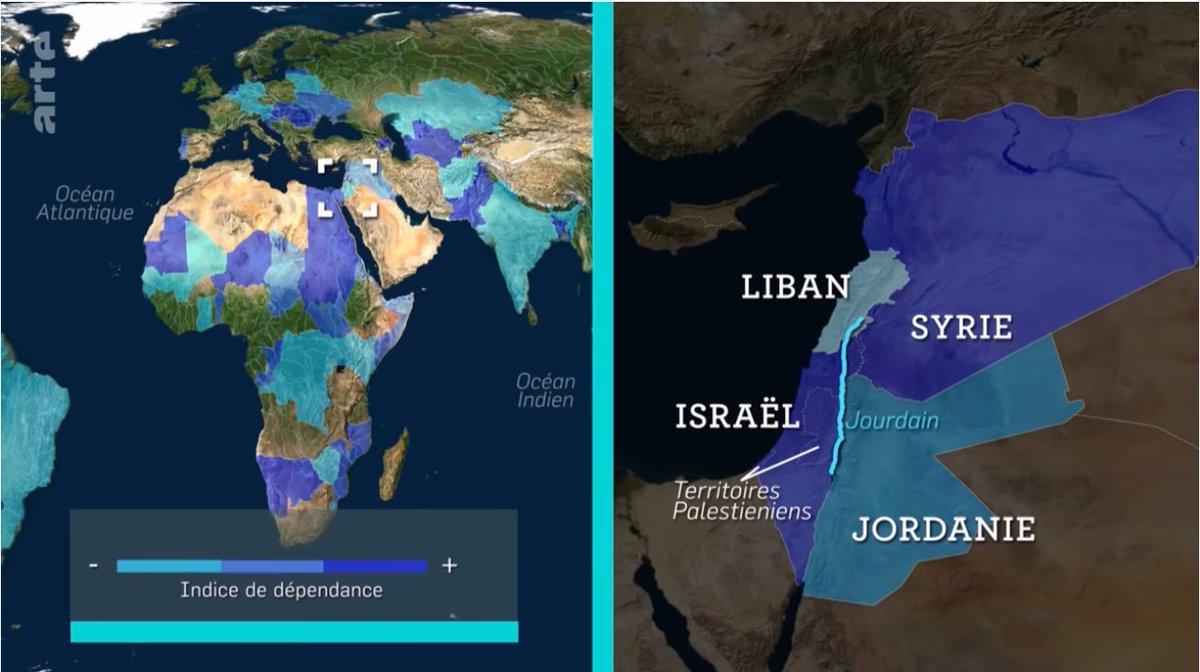 phcherel's tweet image. Le Dessous des cartes | Eau : une ressource sous tension - Enjeux stratégiques d'une ressource inégalement répartie et cartographie des conflits géopolitiques sur @ARTEfr avec @emilieaubry1 #HG #5e #2nde #Term2020 #HGGSP #ressources #eau #conflits arte.tv/fr/videos/0839…