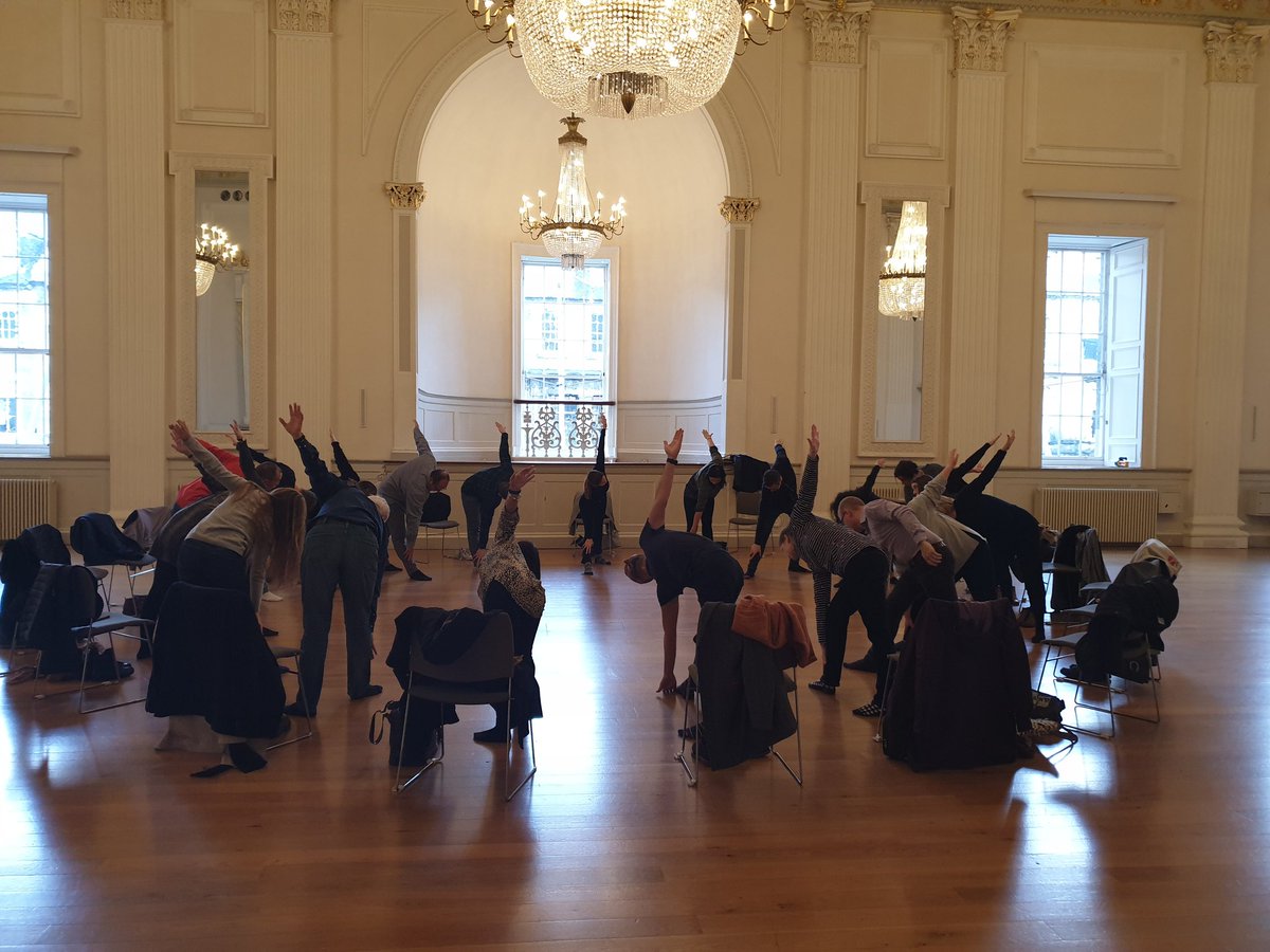 janey2007's tweet photo. What a great start to the day
Business Yoga with Patricia Galavis https://t.co/oZOIQSq332