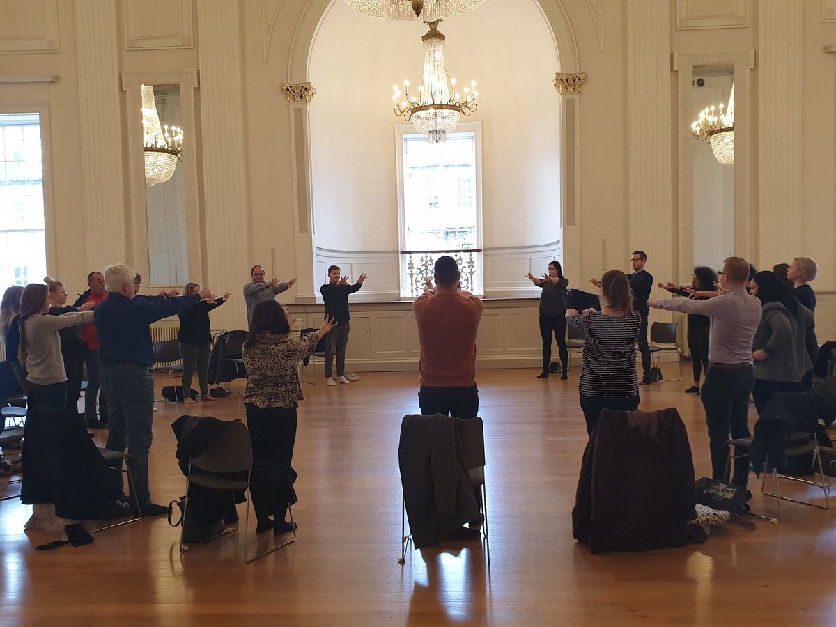 What a great start to the day
Business Yoga with Patricia Galavis