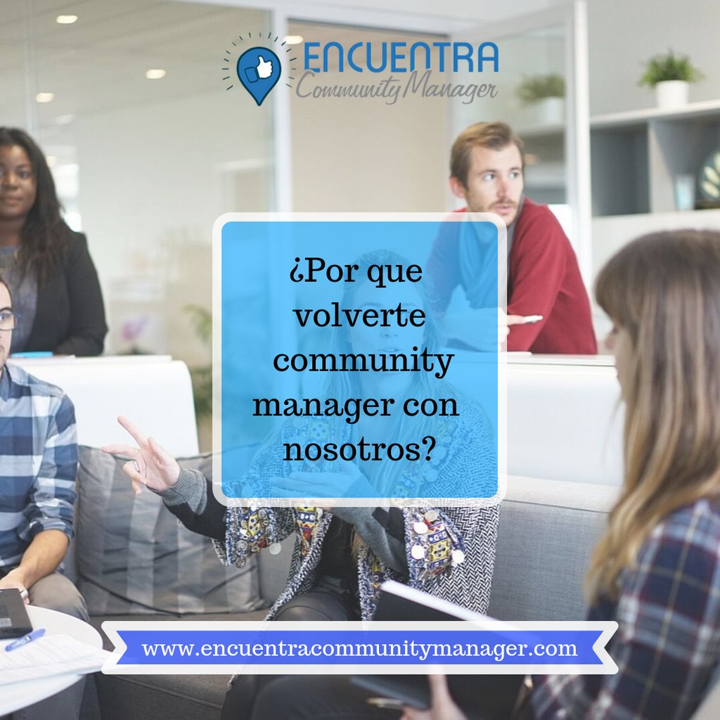EncuentraCM's tweet photo. ¿Todavía no formas parte de nuestra familia? No lo pienses más y disfruta de ser community manager.

#encuentracommunitymanager #marketingdigital #redessociales https://t.co/maM6HduHFd