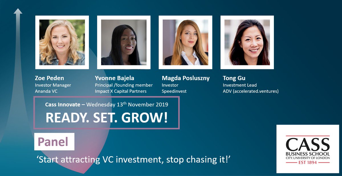 BayesBSchool's tweet photo. Join serial entrepreneur and investor @zoepeden at #CassInnovate where she will discuss how to attract #VC funding. @YvonneBajela @PosMagda @TongGu7 #VC Get tickets now: https://t.co/rdgQnbKqAk https://t.co/clVAfifQDl